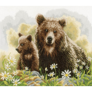  Bears in the woods Набор для вышивания LanArte PN-0194788