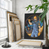 Майнинг Биткоин Портрет Мужчина Люди 100х125 Раскраска картина по номерам на холсте