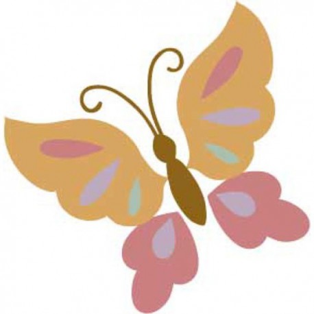 Бабочка Термонаклейка- вышивка Plaid