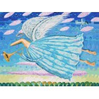 Ангел Раскраска картина по номерам акриловыми красками на холсте Белоснежка
