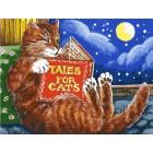 Сказки про котов Раскраска картина по номерам акриловыми красками на холсте Белоснежка