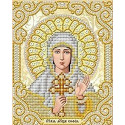 Святая София в жемчуге и золоте Канва с рисунком для вышивки Благовест