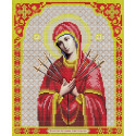 Богородица Семистрельная Канва с рисунком для вышивки Благовест