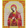  Богородица Семистрельная Канва с рисунком для вышивки Благовест И-4004