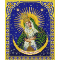 Богородица Остробрамкая Канва с рисунком для вышивки Благовест