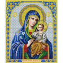 Богородица неувядаемый цвет Канва с рисунком для вышивки Благовест