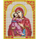 Богородица Владимирская Канва с рисунком для вышивки Благовест