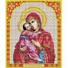  Богородица Владимирская Канва с рисунком для вышивки Благовест И-4017
