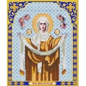  Покров Пресвятой богородицы Канва с рисунком для вышивки Благовест И-4018