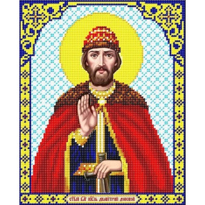  Святой князь Дмитрий Донской Канва с рисунком для вышивки Благовест И-4109
