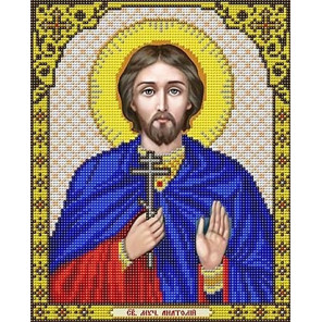  Святой Анатолий Канва с рисунком для вышивки Благовест И-4165