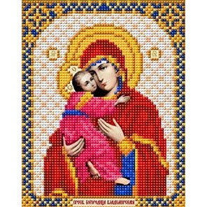  Богородица Владимирская Канва с рисунком для вышивки Благовест И-5017