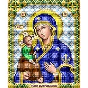 Богородица Иерусалимская Канва с рисунком для вышивки Благовест И-5021