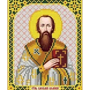  Святой Василий Канва с рисунком для вышивки Благовест И-5176
