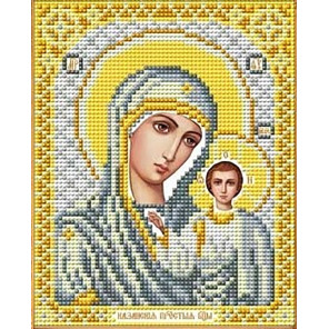 Богородица Казанская в белом Канва с рисунком для вышивки Благовест