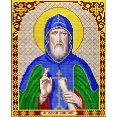 Святой Павел Обнорский Канва с рисунком для вышивки Благовест
