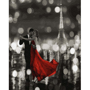  Танец в Париже Раскраска картина по номерам на холсте ZX 22924