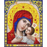  Богородица Корсунская Канва с рисунком для вышивки Благовест И-4022