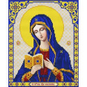 Богородица Калужская Канва с рисунком для вышивки Благовест