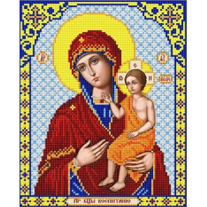  Богородица Воспитание Канва с рисунком для вышивки Благовест И-4071