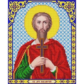  Святой Мученик Назарий Канва с рисунком для вышивки Благовест И-4171
