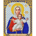 Богородица Леушинская Канва с рисунком для вышивки Благовест