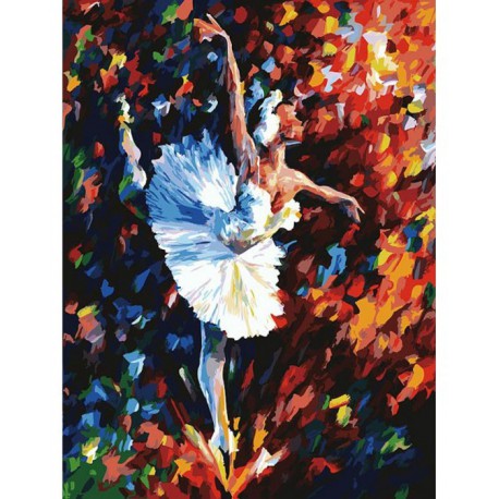Танец души Раскраска картина по номерам акриловыми красками на картоне Белоснежка