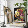 Натюрморт с герберами Цветы в вазе Ромашки Букет Маме Интерьерная 80х100 Раскраска картина по номерам на холсте