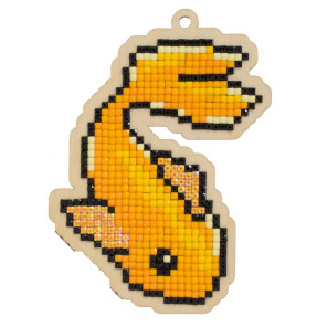  Золотая рыбка Алмазная мозаика подвеска U0340