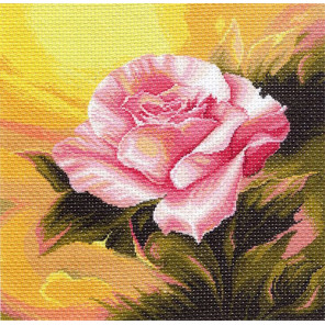  Розовая прелюдия Канва с рисунком для вышивания Матренин Посад 1111