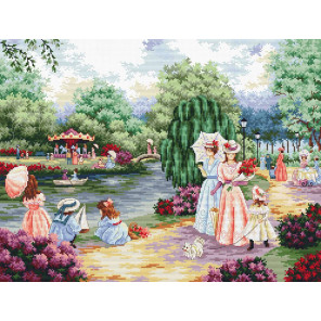  В летнем парке Набор для вышивания Многоцветница МКН-03