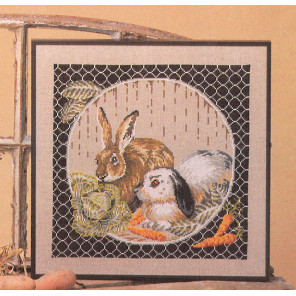 Кролики Набор для вышивания Oehlenschlager 76412