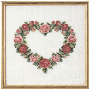  Сердце из красных роз Набор для вышивания Oehlenschlager 65177