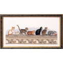 Кошки на стене Набор для вышивания Oehlenschlager
