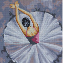  Балерина Канва жесткая с рисунком для вышивки Gobelin L 46.386