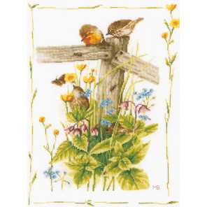  Cozy garden corner Набор для вышивания LanArte PN-0180560