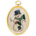  Снеговик в цилиндре Набор для вышивания Janlynn 021-1798
