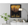 Кот шпион / Животные 75х100 Раскраска картина по номерам на холсте