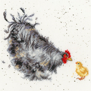  Mother Hen (Курица с цыплёнком) Набор для вышивания Bothy Threads XHD50