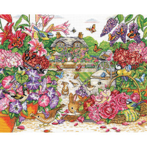  Цветущий сад Набор для вышивания Design works 3393