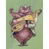  Le Brownie des Highlands (Музыкант из оркестра - Домовой гор Шотландии) Набор для вышивания Nimue 165-H04 KV