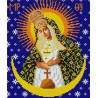  Богородица Остробрамская Канва с рисунком для вышивки бисером Конек 9237