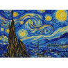 Звездня ночь (Ван Гог) Канва с рисунком для вышивки бисером Конек 9887