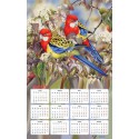 Райские птички Календарь 2017г Алмазная частичная вышивка (мозаика) Color Kit