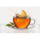 Чай с лимоном Алмазная мозаика на твердой основе Iteso | Купить алмазную мозаику