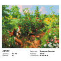  Август Раскраска картина по номерам на холсте Белоснежка 927-AS