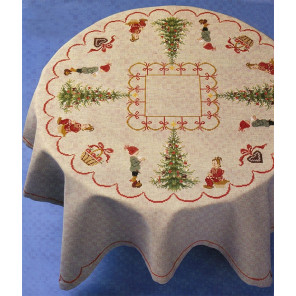  Рождественская скатерть Набор для вышивания Oehlenschlager 43370