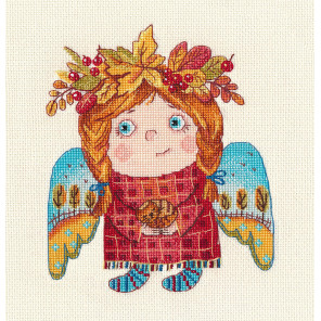  Осенний ангел Набор для вышивания Овен 1546