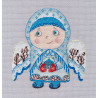  Зимний ангел Набор для вышивания Овен 1547