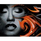 Пламенное граффити Алмазная мозаика вышивка Гранни | Алмазная мозаика купить